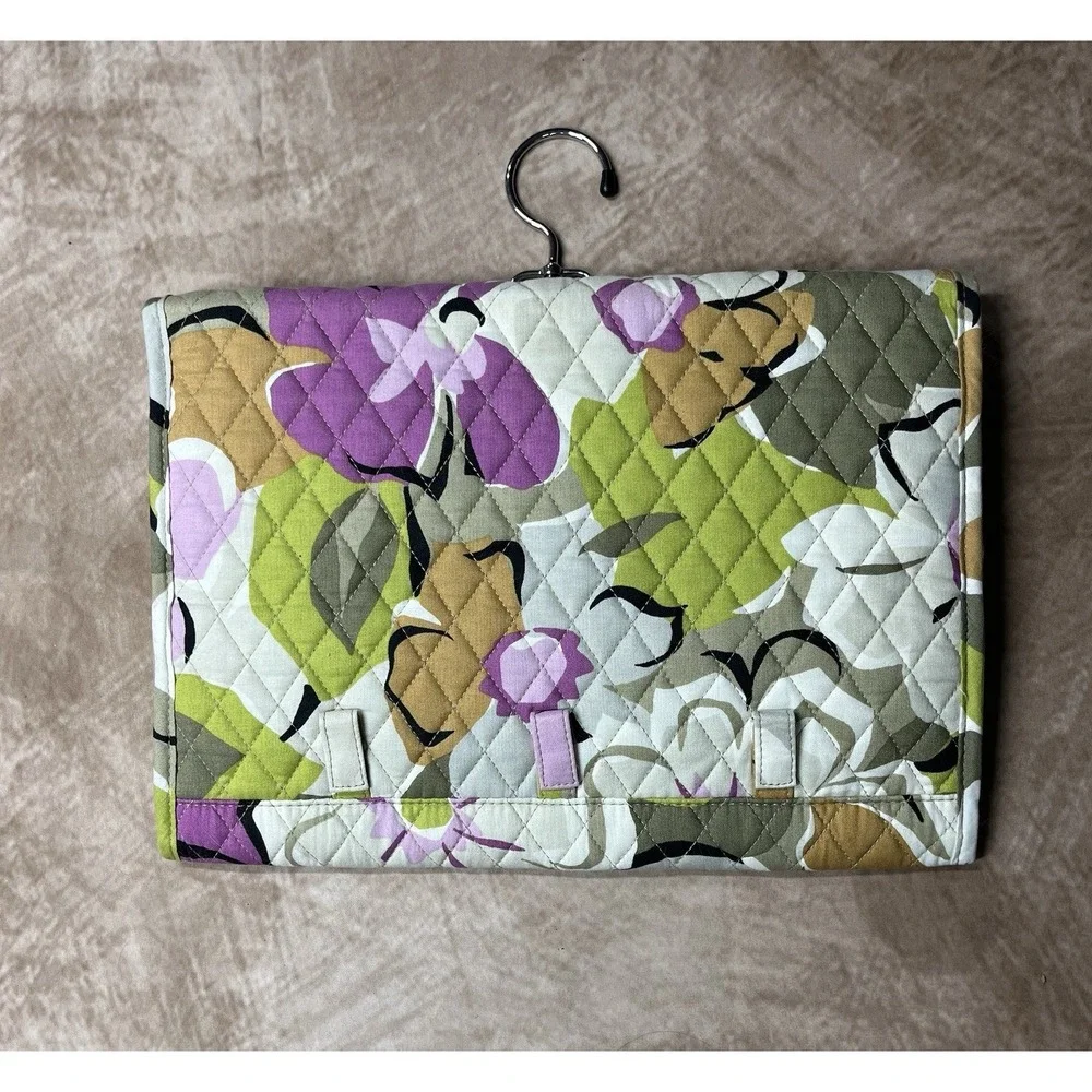 Cream And Green Organizer By Vera Bradley In Great Condition